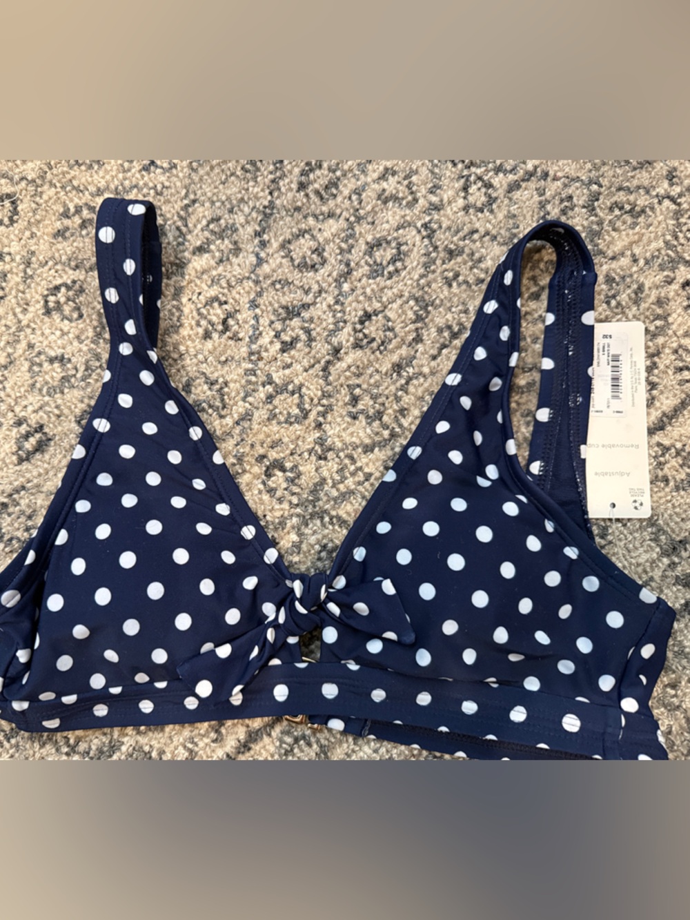 Peyton & Parker Polka Dot Bikini Top